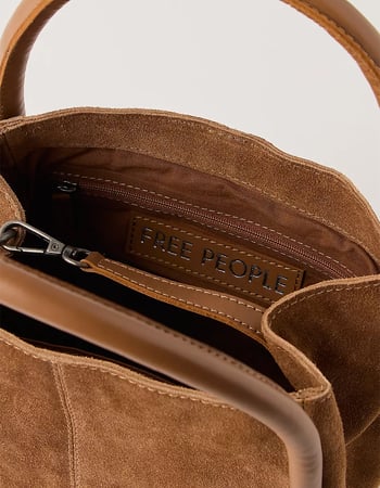 FREE PEOPLE Barlow Suede Bucket Bag Alternative Image
