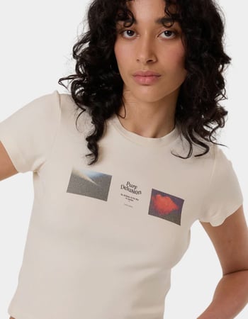 THRILLS Pure Delusion Womens Baby Tee Primary Image
