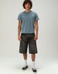 RSQ Mens Baggy Embroidered Jorts image number 4