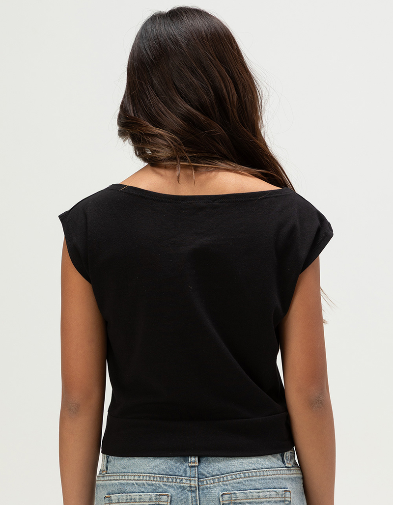 FULL TILT Girls Off The Shoulder Banded Top image number 2