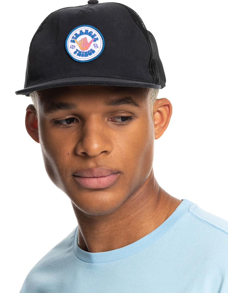 QUIKSILVER x Stranger Things Lenora Hills Mens Trucker Hat image number 1
