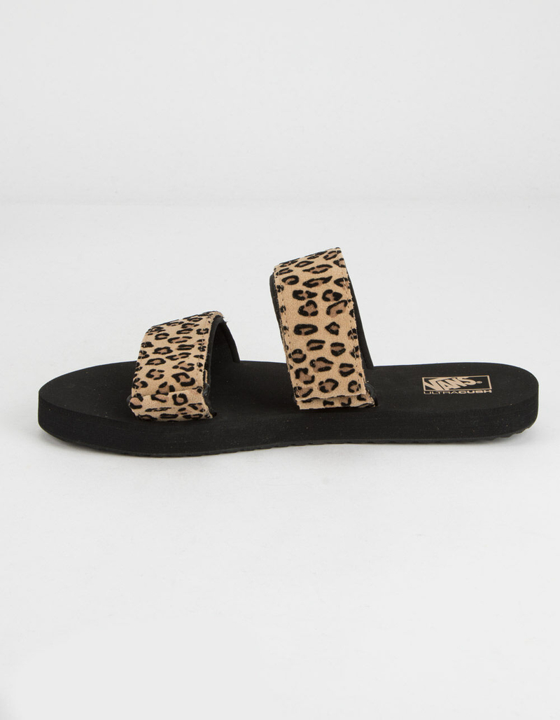VANS Mini Leopard Cayucas Womens Velcro Slide Sandals image number 2