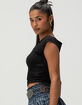 BDG Urban Outfitters Womens Boat Neck Crop Tee image number 3