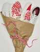 VANS Checkerboard Hearts Womens Classic Slip-On Shoes image number 6