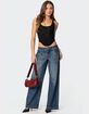 EDIKTED Davis Grommet Low Rise Jeans image number 2