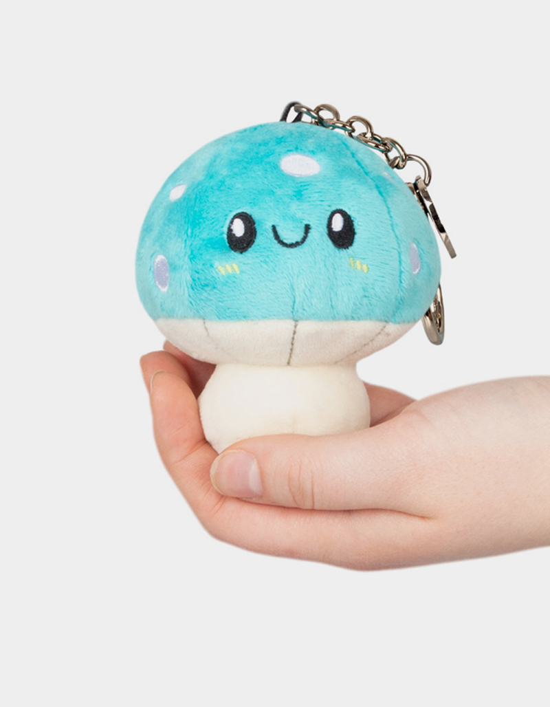 SQUISHABLE Turquoise Mushroom Plush Keychain image number 0