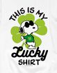 PEANUTS My Lucky Shirt Snoopy Unisex Crewneck Sweatshirt image number 2