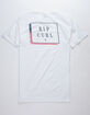 RIP CURL Liberty Premium White Mens T-Shirt image number 2