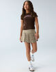 FULL TILT Plaid Girls Skort image number 1