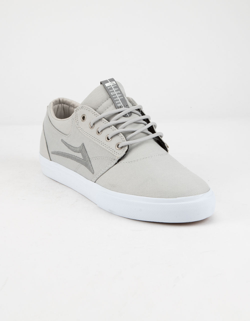 LAKAI Griffin Silver Textile Mens Shoes image number 1