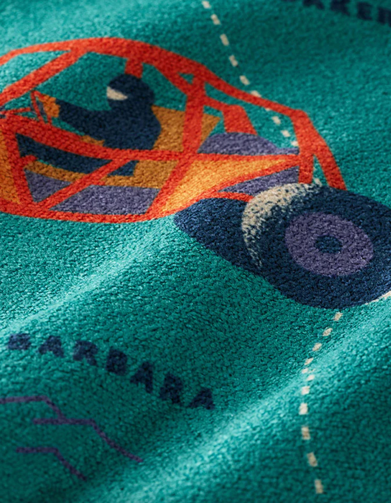 NOMADIX California Map Original Towel image number 1