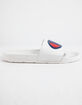 CHAMPION IPO White Mens Slide Sandals image number 3