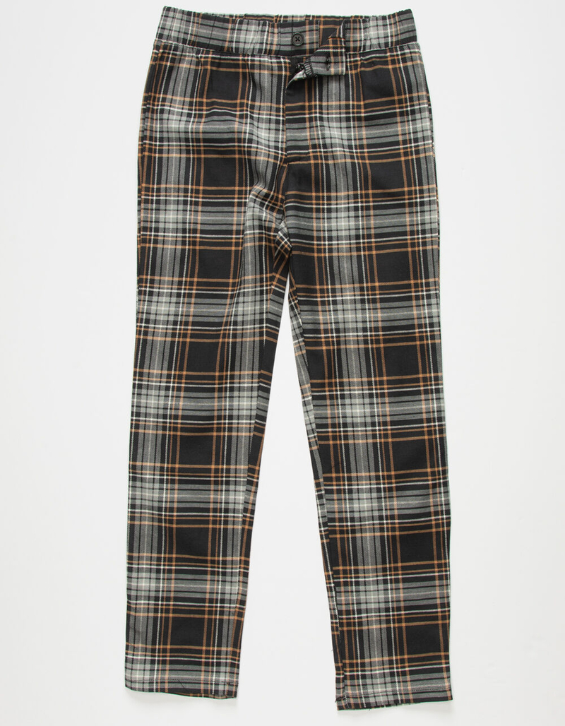 FULL TILT Plaid Girls Stretch Pants image number 0