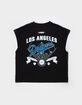 PRO STANDARD Los Angeles Dodgers Mens Muscle Tee image number 1