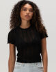BRIXTON Sheer Knit Womens Top image number 1