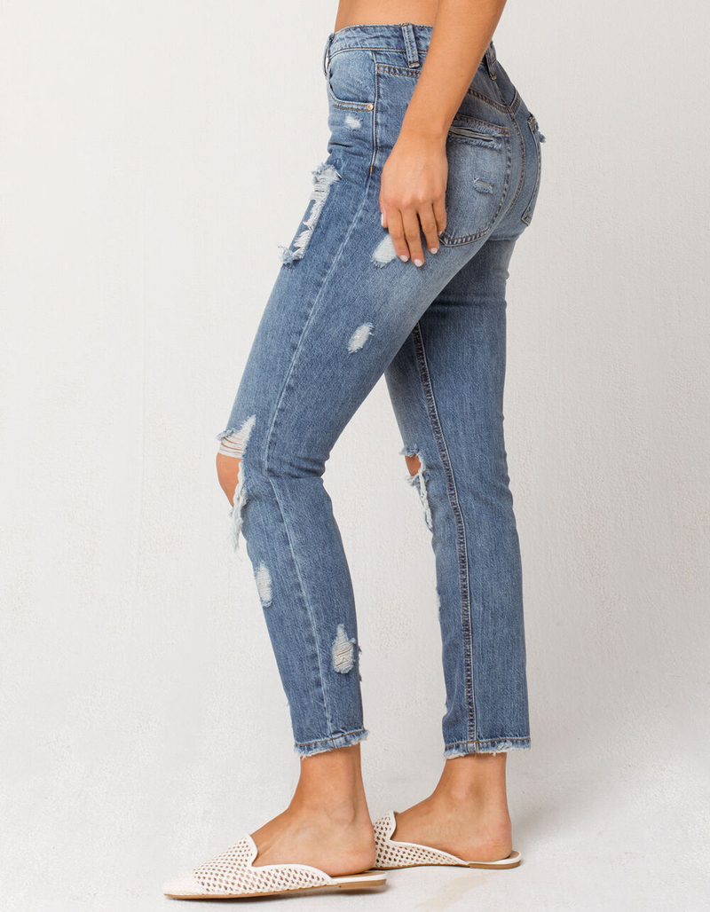 ALMOST FAMOUS Destroyed Womens Jeans image number 2