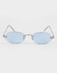 RSQ Rimless Round Metal Sunglasses image number 2