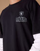 THE WILD COLLECTIVE Las Vegas Raiders Mens Long Sleeve Boxy 2fer Tee image number 4