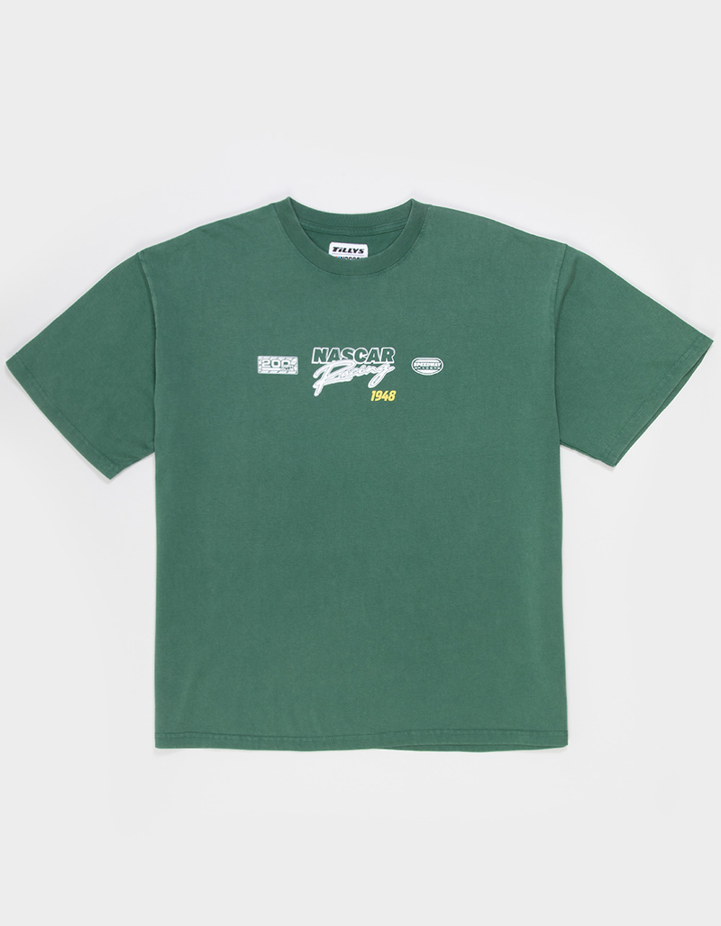 TILLYS x NASCAR Stock Car Mens Boxy Tee image number 2