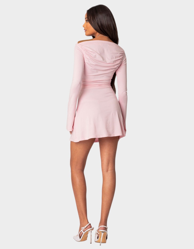 EDIKTED Leena Gathered Mini Dress image number 4