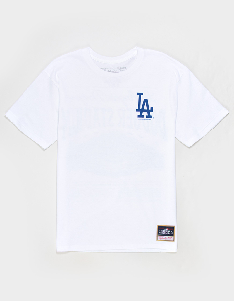 MITCHELL & NESS Los Angeles Dodgers Stadium History Mens Tee image number 1