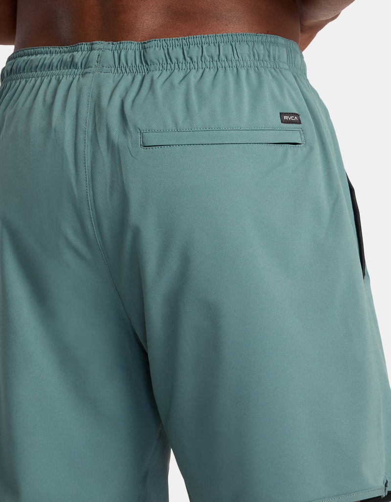 RVCA Yogger Stretch Mens 17" Athletic Shorts image number 2