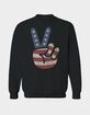 USA Peace Hand Flag Unisex Crewneck Sweatshirt image number 1
