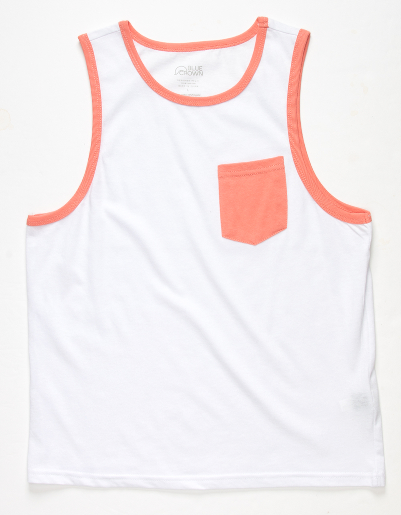 BLUE CROWN Solid Boys Tank Top image number 0