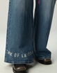 VON DUTCH Womens Mid Rise Wide Leg Jeans image number 7