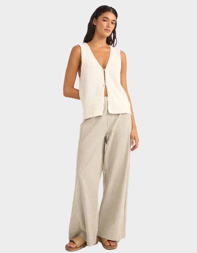 RHYTHM Valley Stripe Womens Wide Leg Pants image number 0