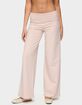 EDIKTED Lilah Striped Fold Over Pants image number 1