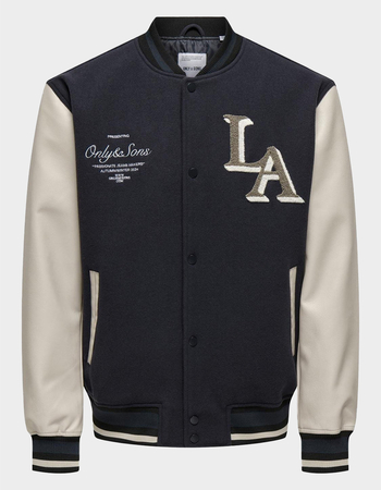 ONLY & SONS Davy Mens Varsity Jacket Primary Image