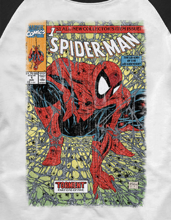 SPIDER-MAN Torment Collector Unisex Raglan Tee Alternative Image