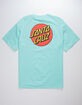 SANTA CRUZ Classic Dot Mint Mens T-Shirt image number 1