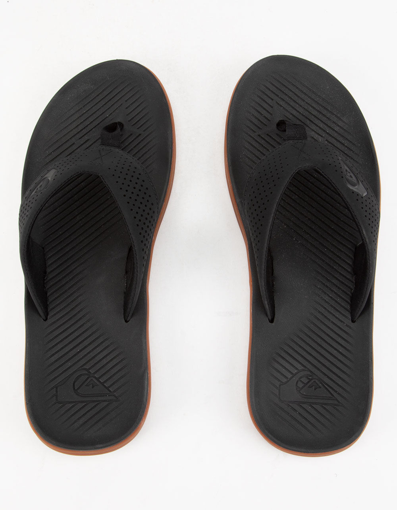 QUIKSILVER Haleiwa Plus Black Mens Sandals image number 1