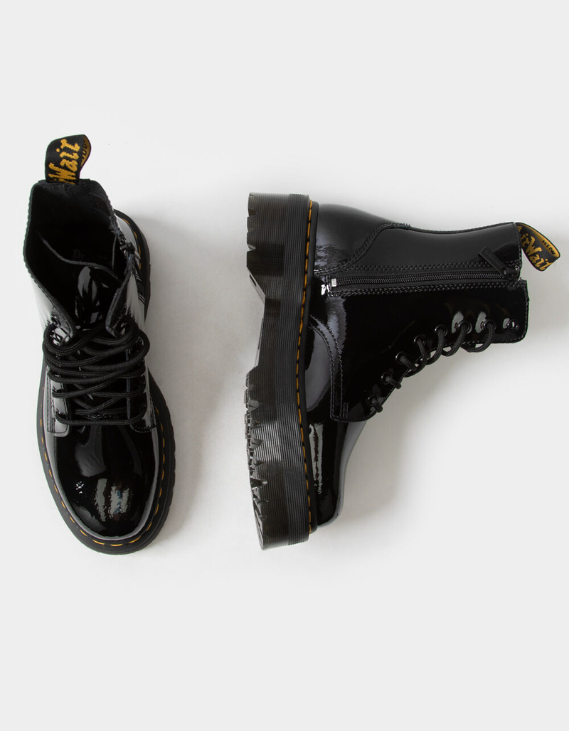 DR. MARTENS Jadon Patent Womens Platform Boots image number 4