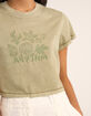 RHYTHM Beachcomber Womens Crop Boxy Tee image number 2