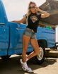 ED HARDY Tiger Head Womens Fitted Tee image number 7
