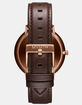 MVMT Legacy Slim Grizzly Brown Leather Watch image number 3