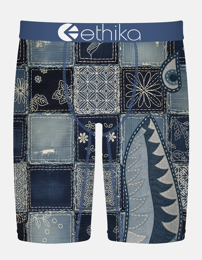 ETHIKA Bomber Sashiko Staple Mens Boxer Briefs image number 0