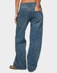EDIKTED Charla Stud Low Rise Baggy Jeans image number 3