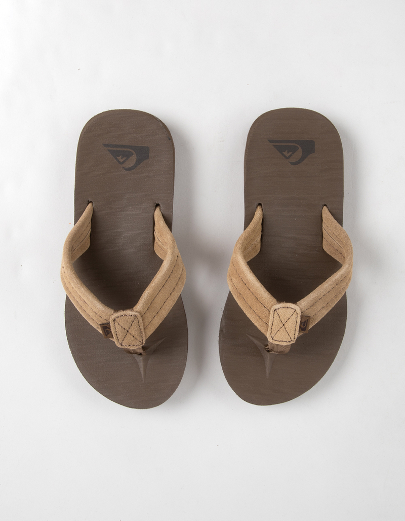 QUIKSILVER Carver Suede Core Boys Flip Flops image number 4