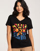 STATE FORTY EIGHT Relaxed V-Neck Womens Tee image number 1