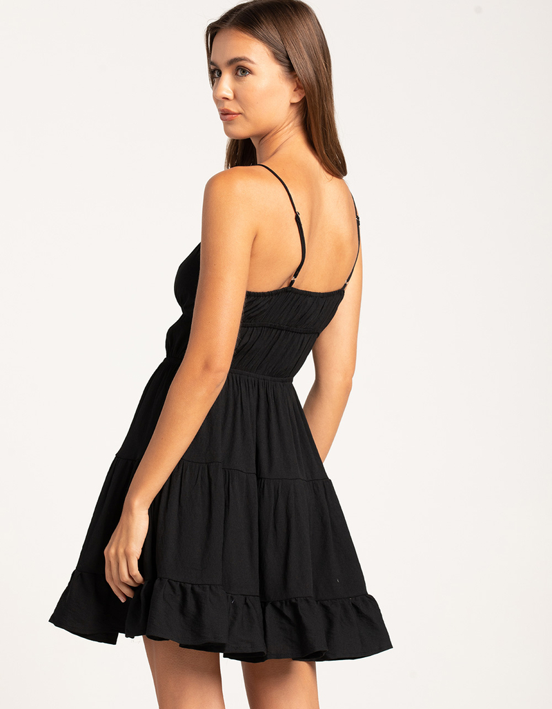 COTTON CANDY LA Womens Tiered Short Dress image number 2