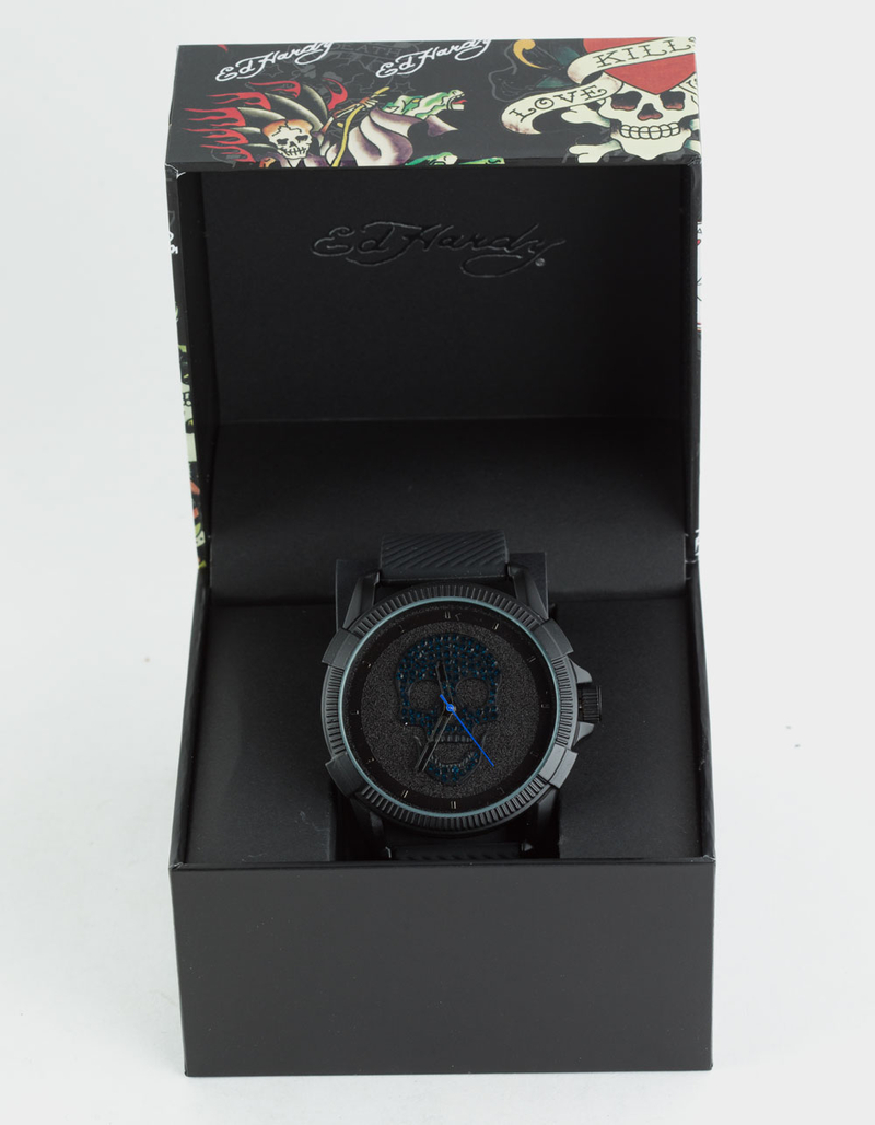 ED HARDY Stone Skull Watch image number 3