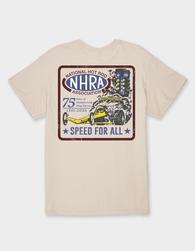 NHRA 75 Years Of Racing Unisex Tee image number 0