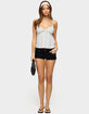 EDIKTED Belen Polka Dot Lacey Babydoll Top image number 5