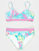 BILLABONG Des Tropics Girls Reversible Bralette Bikini Set image number 1