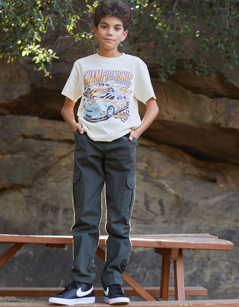 DICKIES Boys Cargo Pants OLIVE Tillys