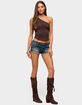 EDIKTED Adalee Asymmetric One Shoulder Top image number 4